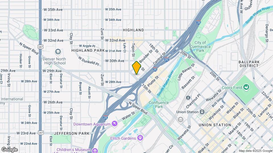 2525 15th St Map and Location Details