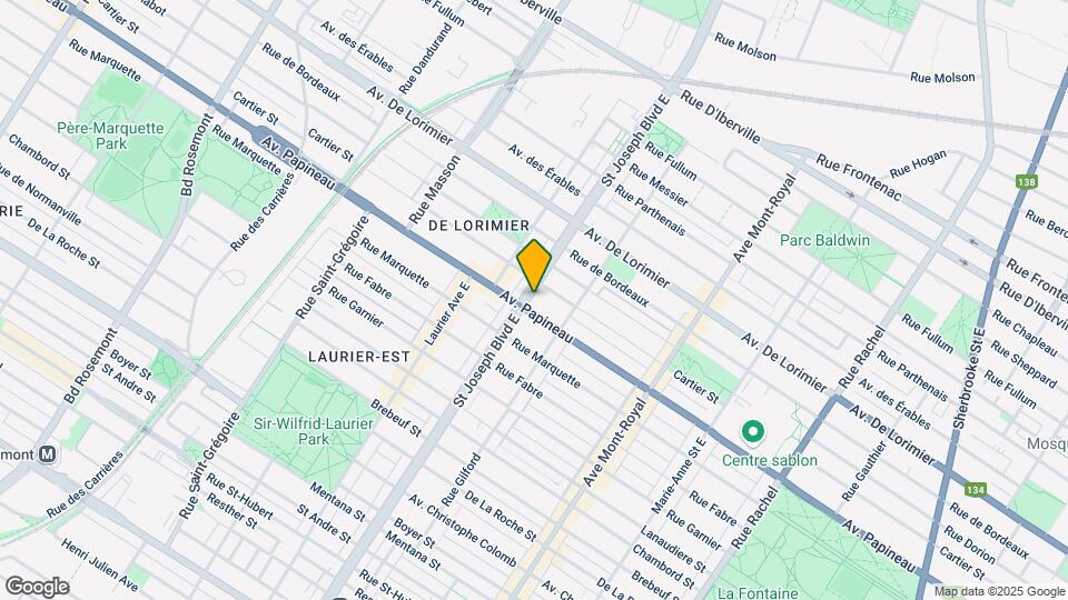 1820 Saint-Joseph Boul E Map and Location Details