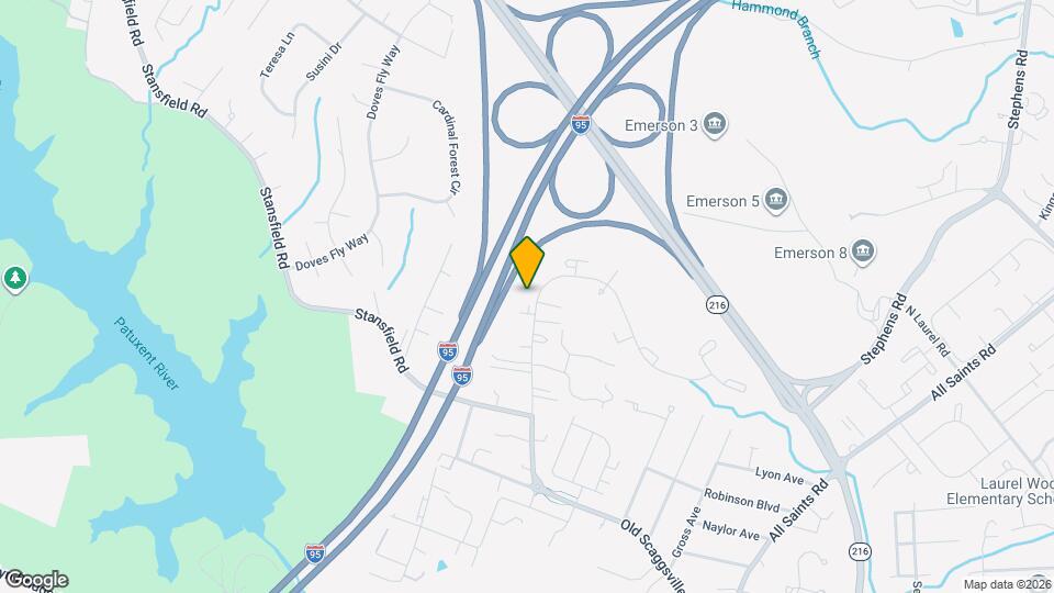 9006 Old Scaggsville Rd Map and Location Details