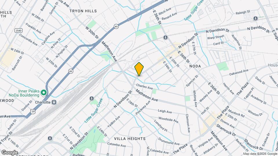 2732 N Davidson St Map and Location Details