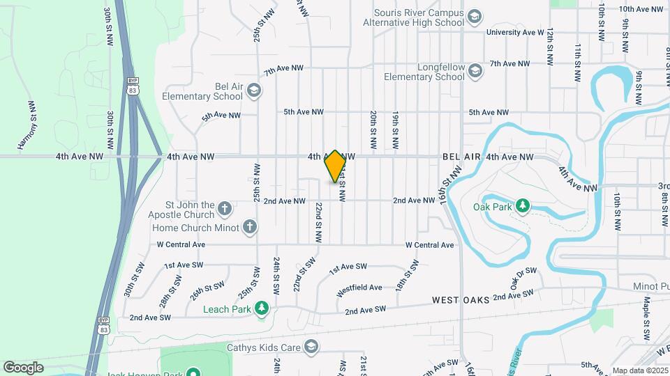 213 21st St NW Map and Location Details