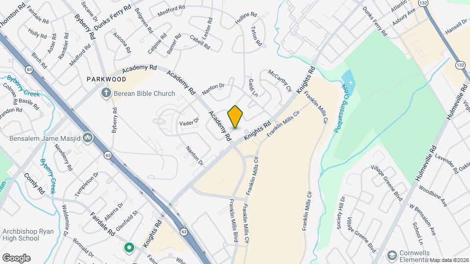 12611 Biscayne Dr Map and Location Details