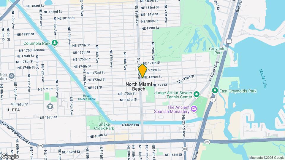 17175 NE 19th Ave Map and Location Details
