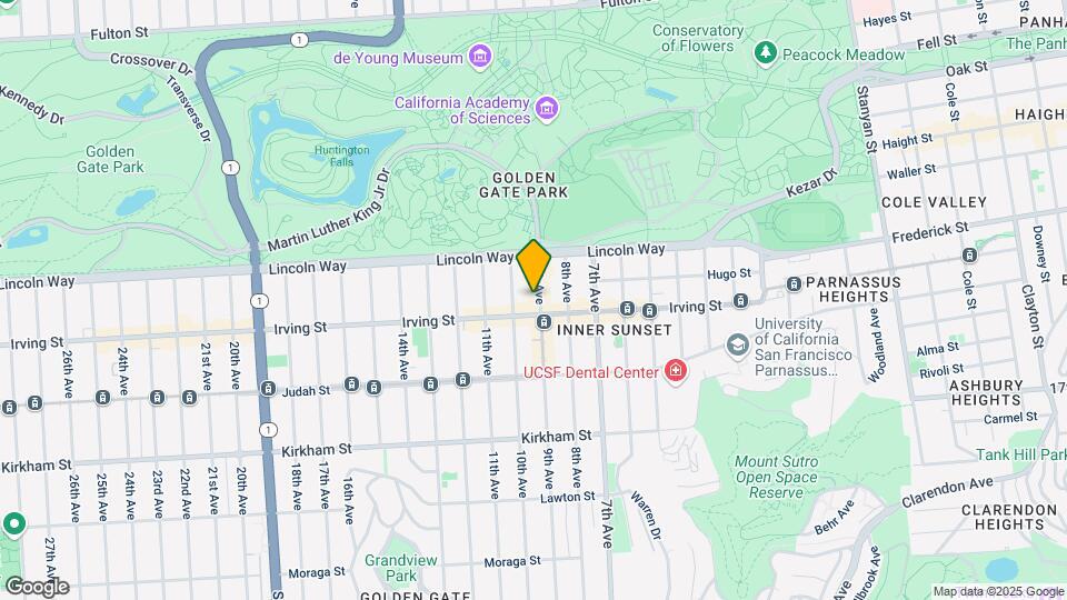 1277 9th Ave Map and Location Details