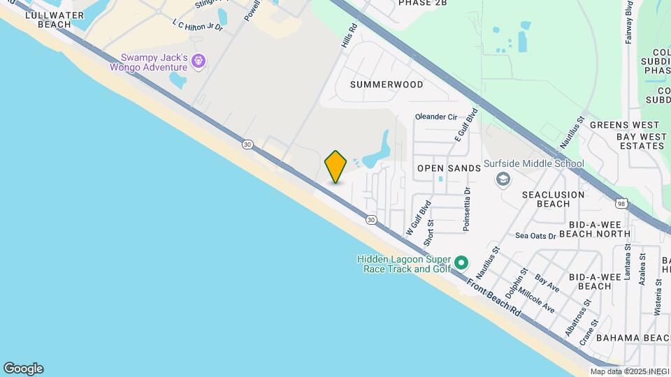 15100 Front Beach Rd Map and Location Details