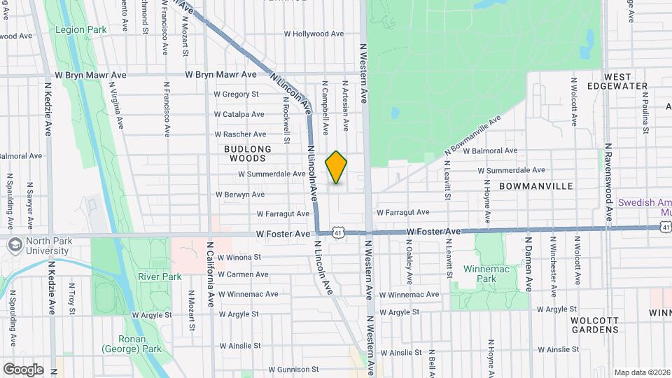 2450 W Berwyn Ave, Unit #1N Map and Location Details