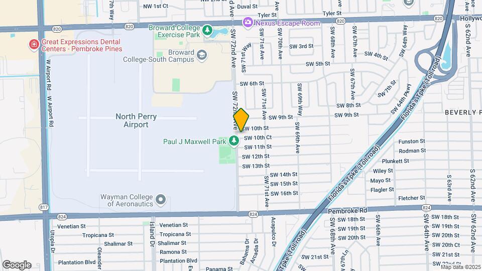 7181 SW 10th Ct Map and Location Details
