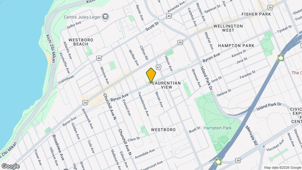 358 Byron Ave Map and Location Details