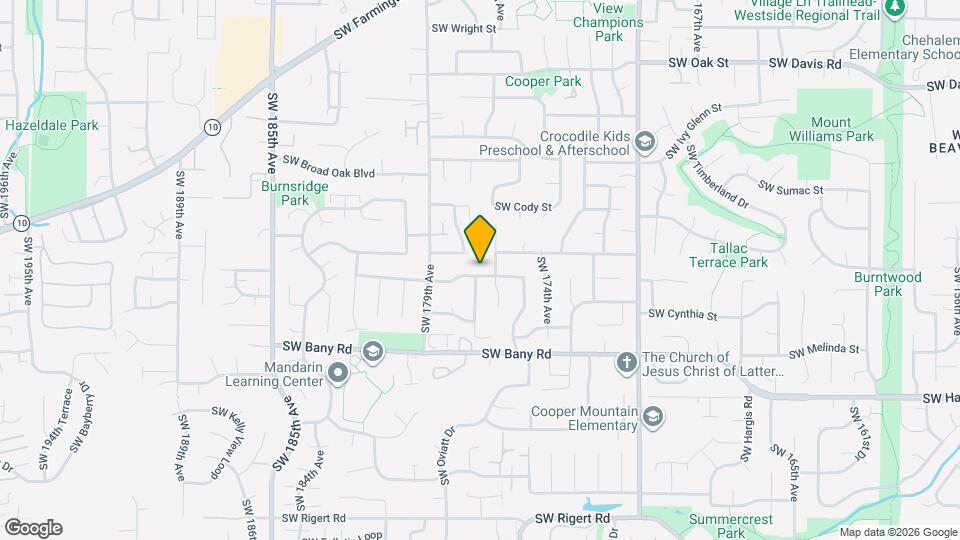 17563 SW Granada Dr Map and Location Details