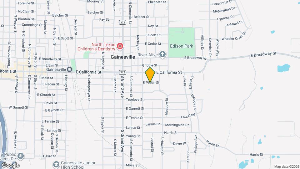 1504 E Pecan St Map and Location Details