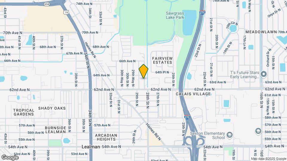 6330 28th St N Map and Location Details