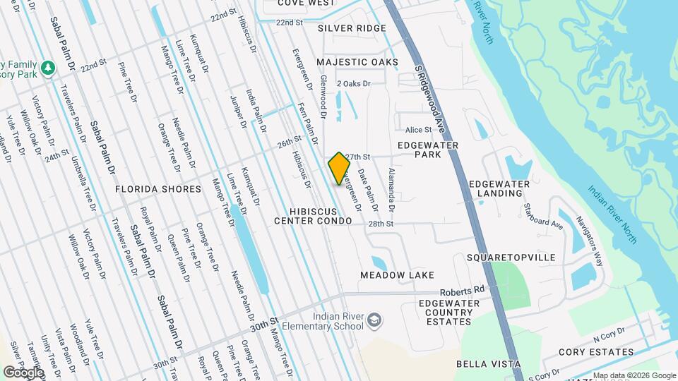 2735 Fern Palm Dr Mapa y Detalles de la Ubicación