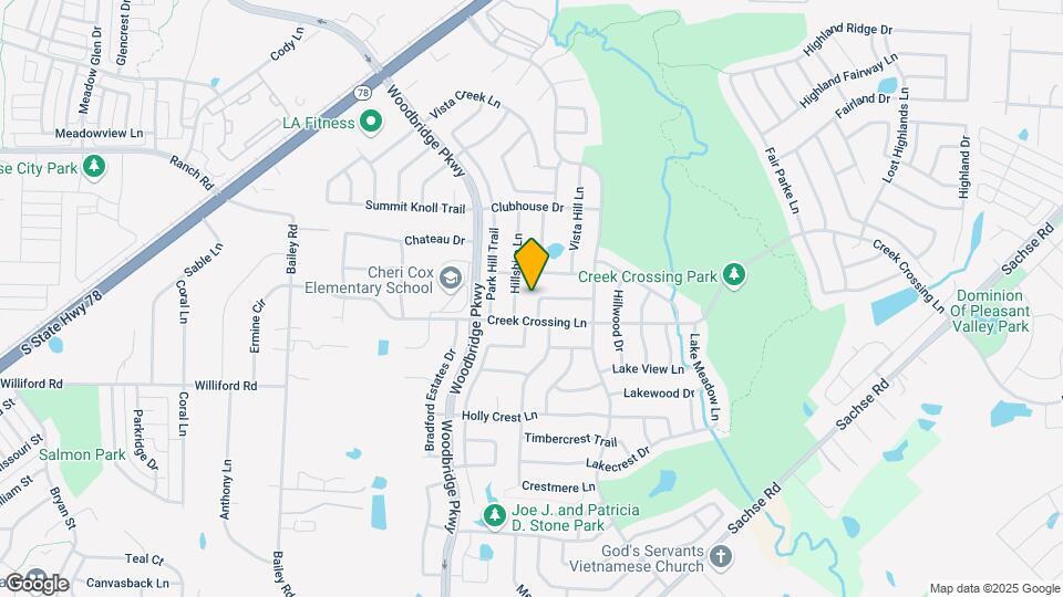6019 Hillside Ln Map and Location Details