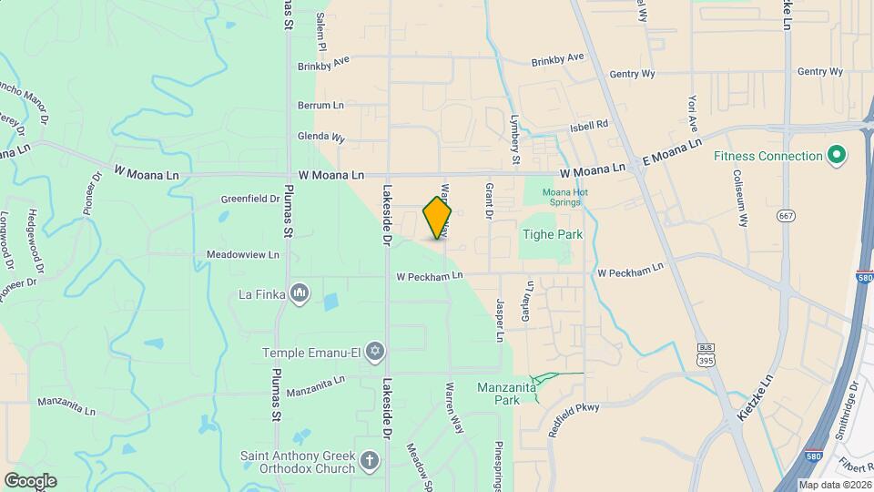 3715 Warren Way Map and Location Details