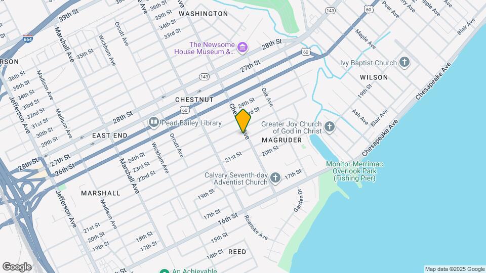 2119 Chestnut Ave Map and Location Details