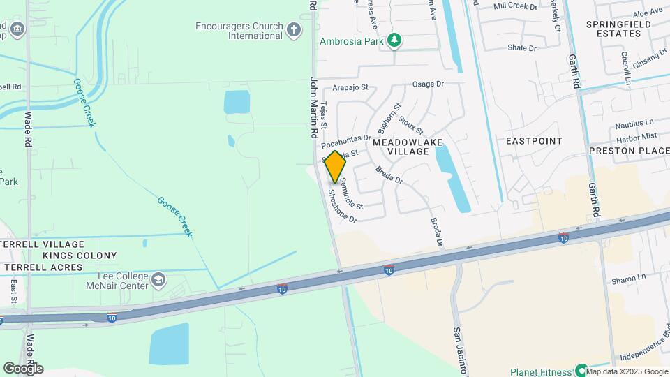 7526 Shoshone Dr Mapa y Detalles de la Ubicación