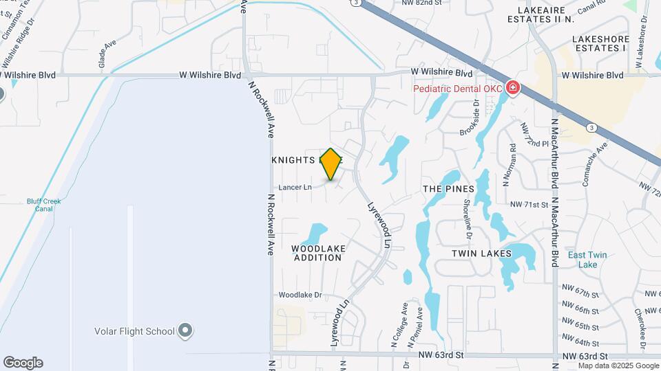 6814 Lancer Ln Map and Location Details