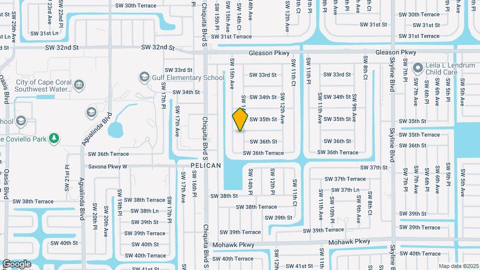 3522 SW 14th Pl Map and Location Details