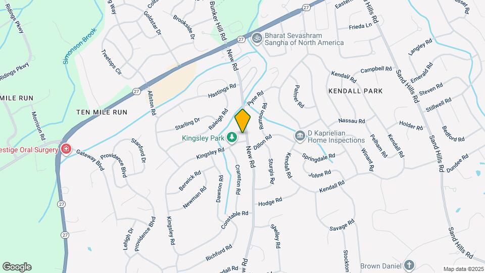 1 Kingsley Rd Map and Location Details