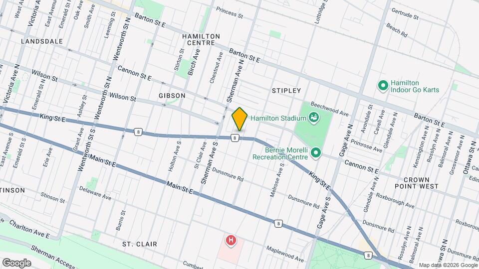 5 Fairholt Rd N, Unit 8 Map and Location Details