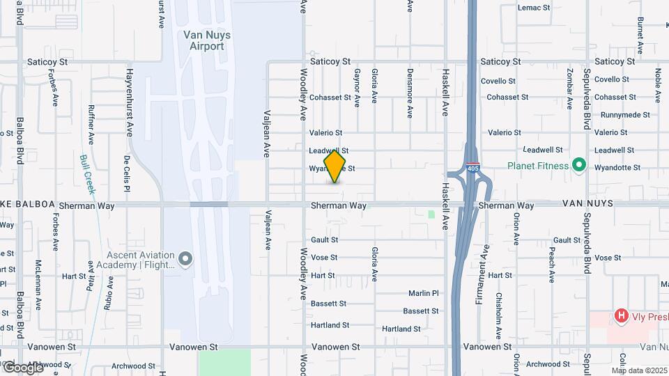 16010 Cantlay St Map and Location Details