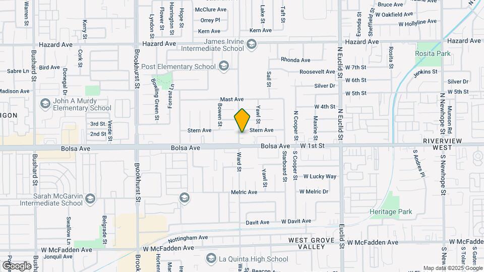 14942 Ward St Map and Location Details