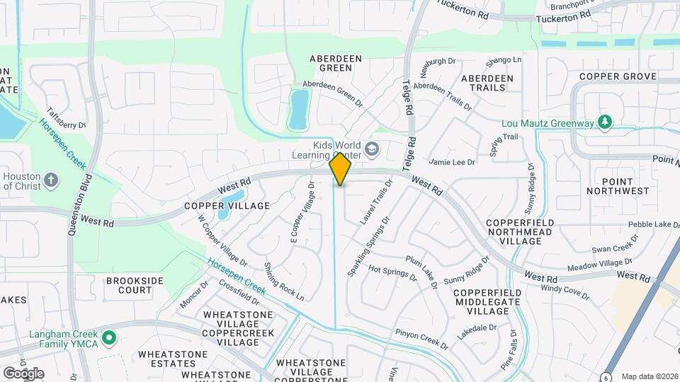 8611 Pool Creek Dr Map and Location Details