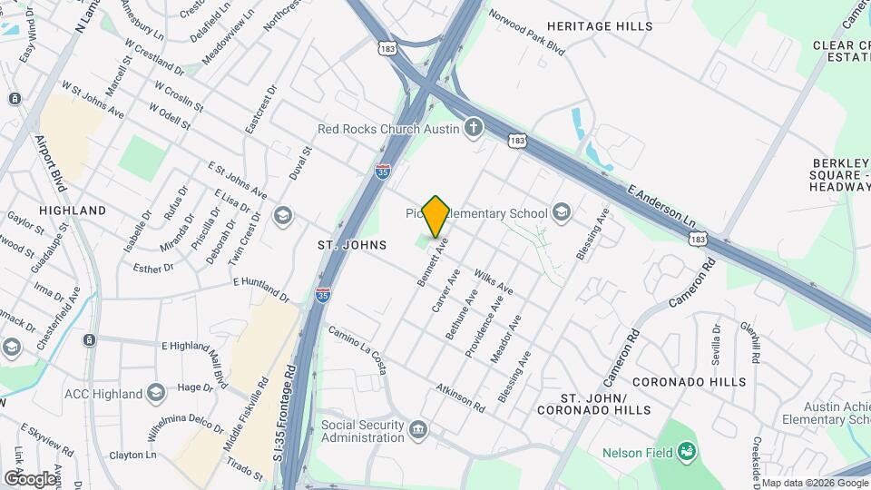 7300 Bennett Ave Map and Location Details