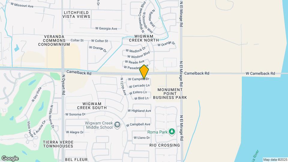 12527 W Campina Dr Map and Location Details