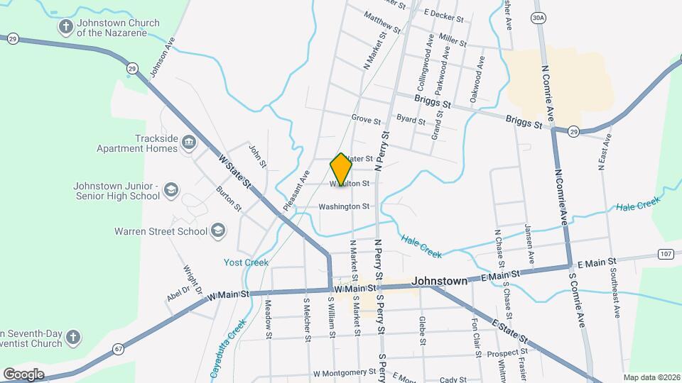 104 W Fulton St Map and Location Details