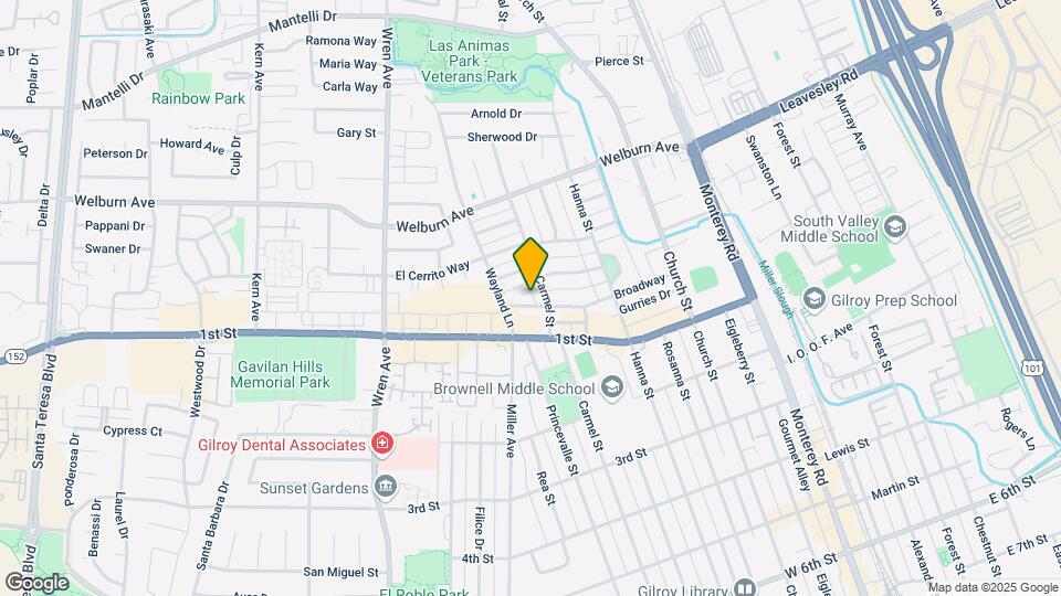 631 Broadway Map and Location Details