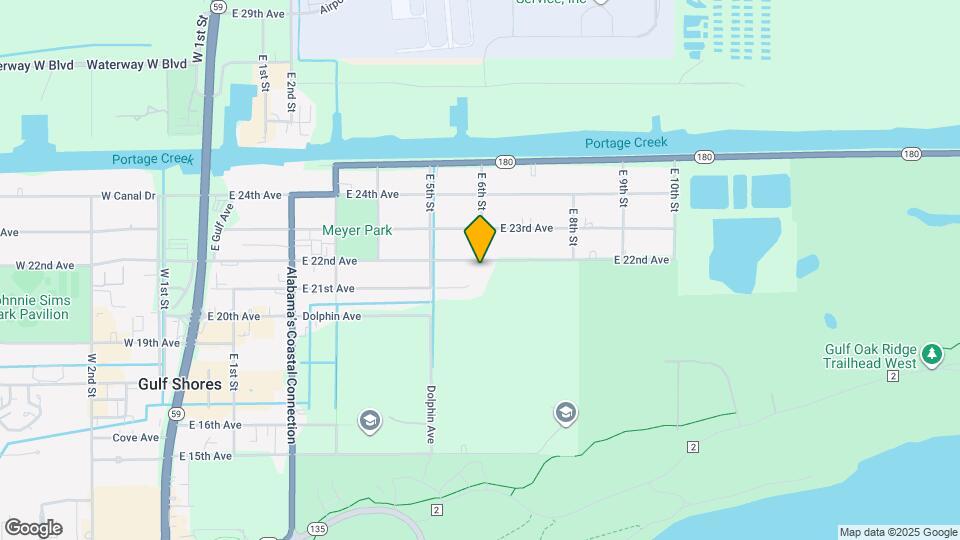 645 E 22nd Ave Map and Location Details