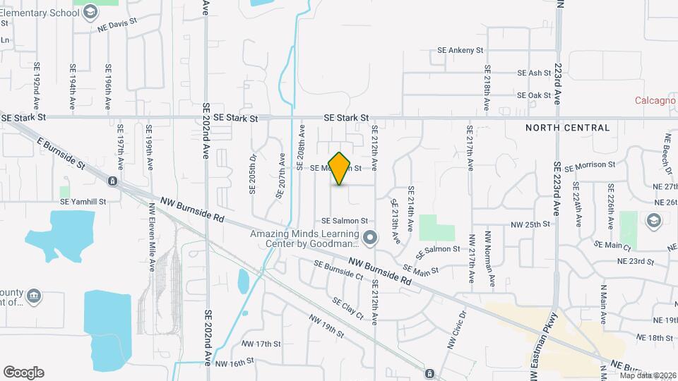 21020 SE Yamhill St Map and Location Details