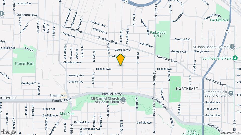 2404 N 12th St Map and Location Details