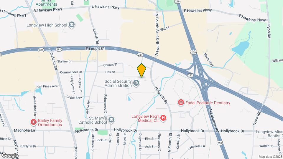 616 Oak St Mapa y Detalles de la Ubicación