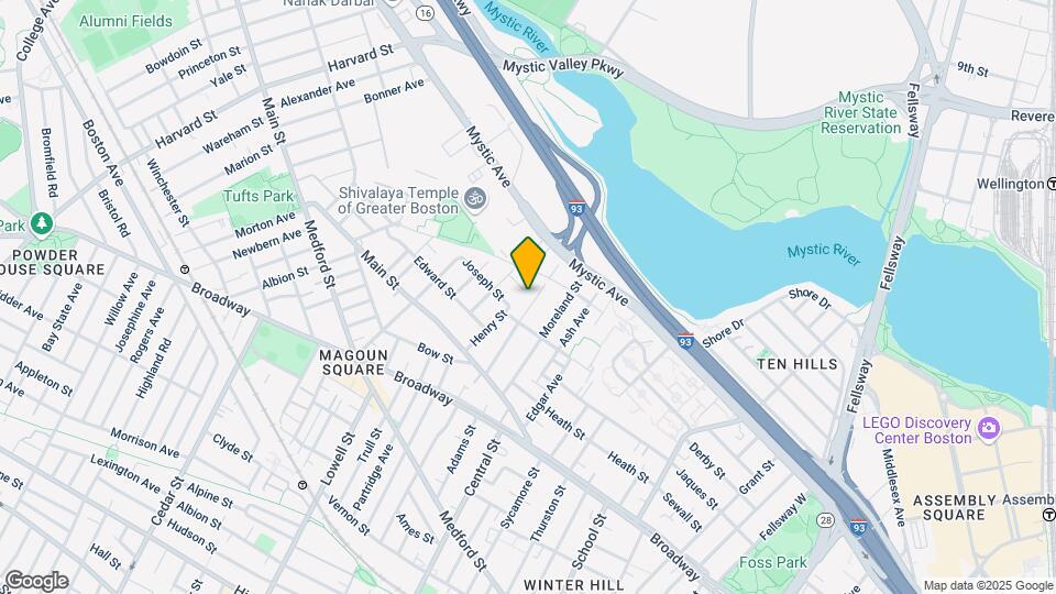 74 Fremont St, Unit 1 Map and Location Details