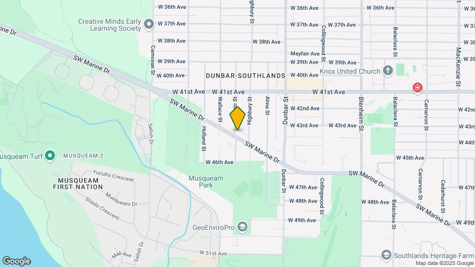 3843 SW Marine Dr Map and Location Details