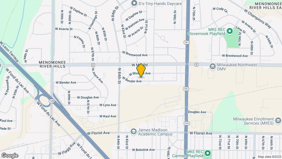 8120 W Bender Ave Mapa y Detalles de la Ubicación
