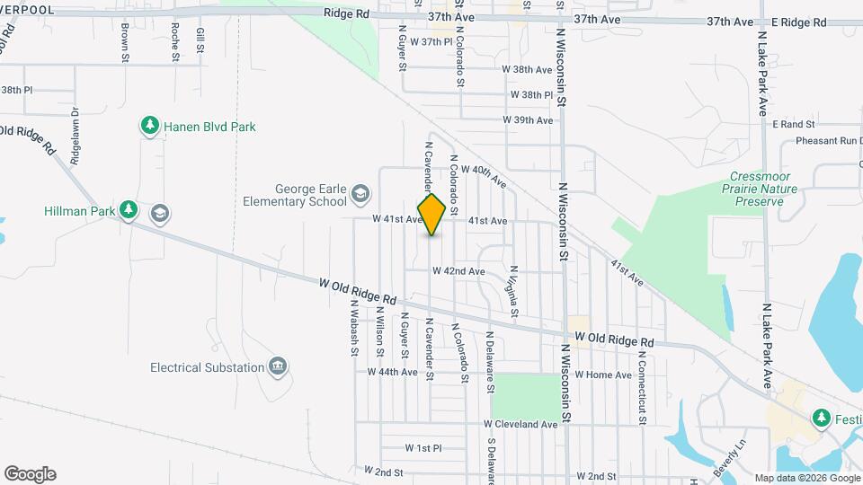 325 N Cavender St Mapa y Detalles de la Ubicación