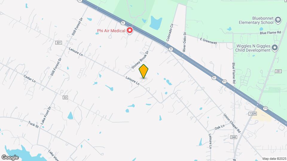 421 Leisure Ln Map and Location Details