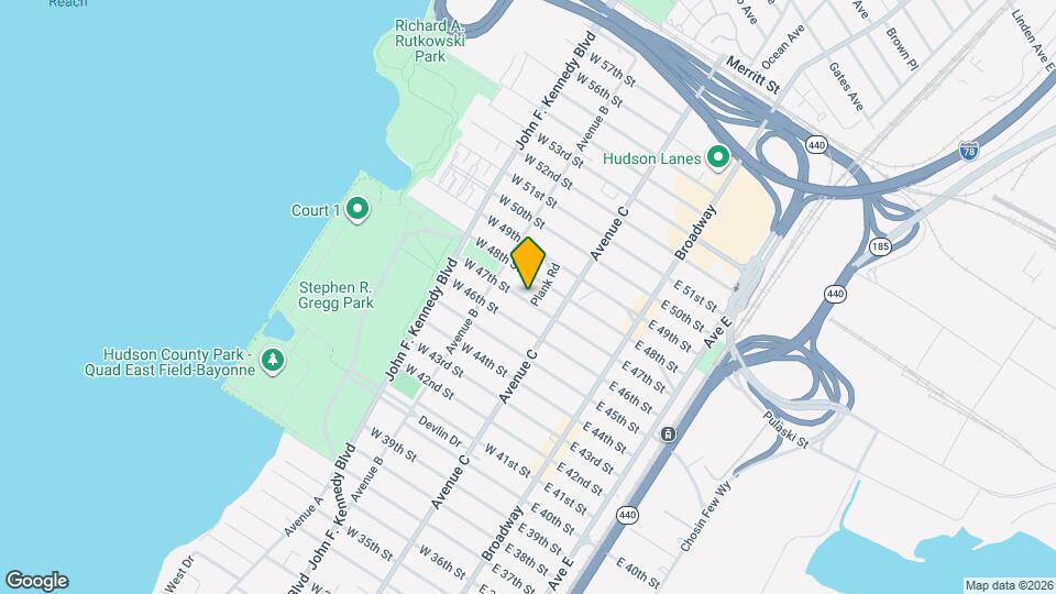 83 W 47th St, Unit 2 Map and Location Details
