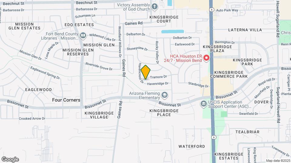 15002 Havenridge Dr Map and Location Details