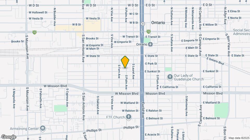 306 W Sunkist St Map and Location Details