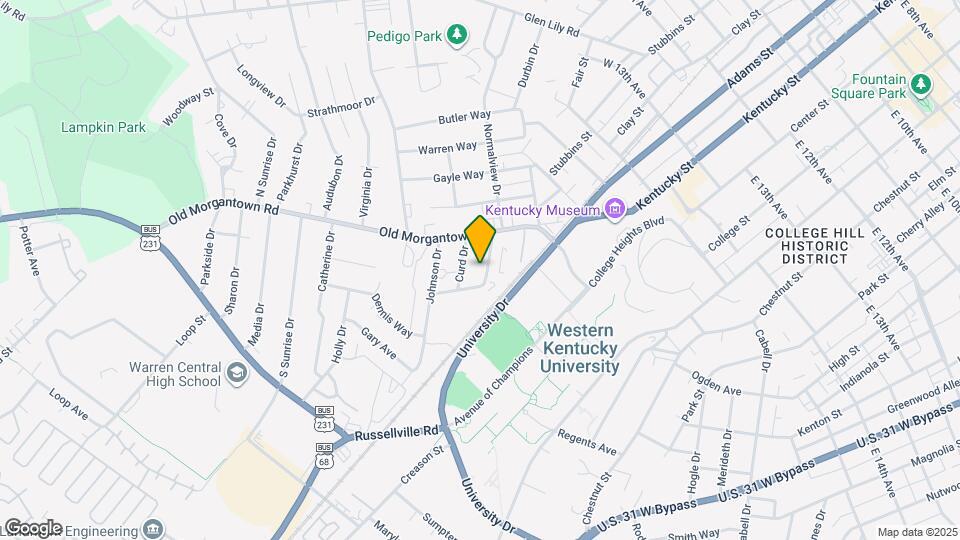 1629 Forrest Dr Map and Location Details