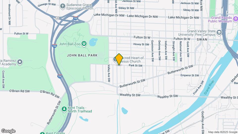 206 Garfield Ave SW Map and Location Details