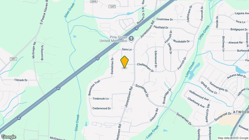 1213 Bucklebury Ct Map and Location Details