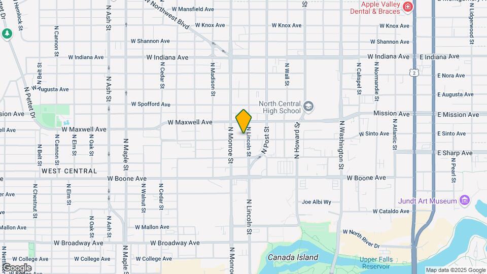 1405 N Lincoln St Mapa y Detalles de la Ubicación