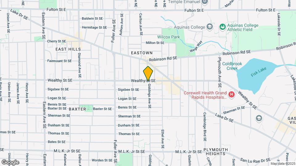 1354 Wealthy St SE Mapa y Detalles de la Ubicación