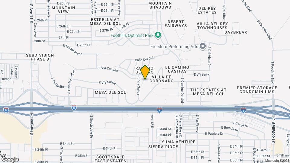 10707 Calle Raquel Mapa y Detalles de la Ubicación