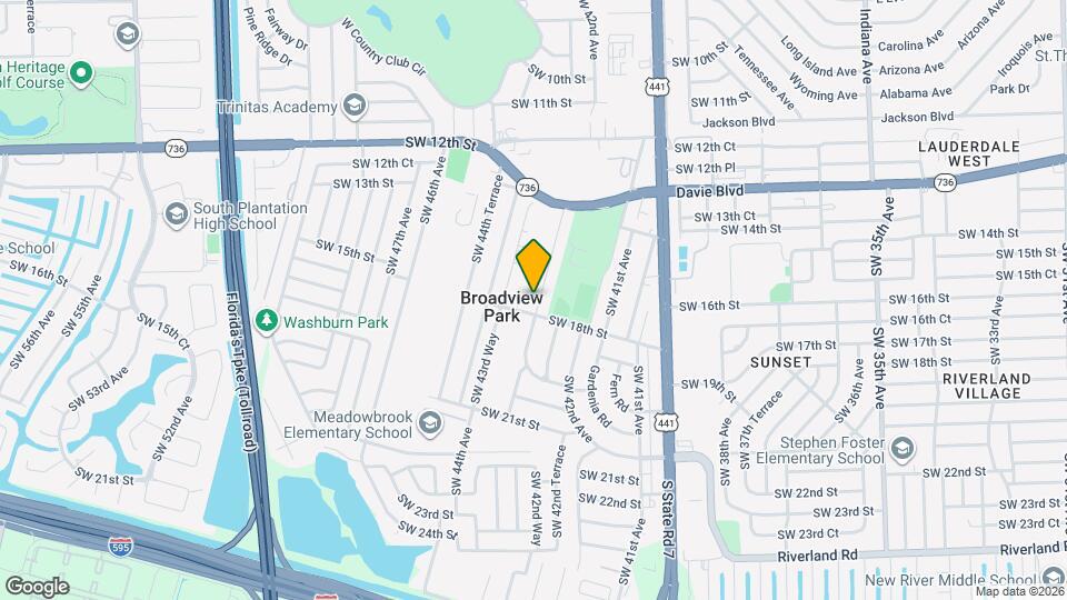 1785 SW 43rd Ave Map and Location Details